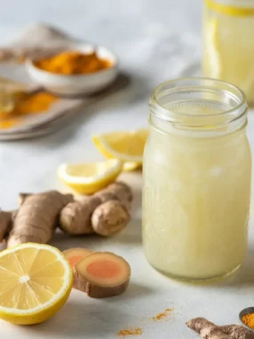 Lemon Ginger Turmeric Wellness Kefir for immunity and gut health