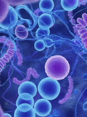 Probiotic supplements kefir in vegetable capsules with 50 billion active cultures for digestive health.