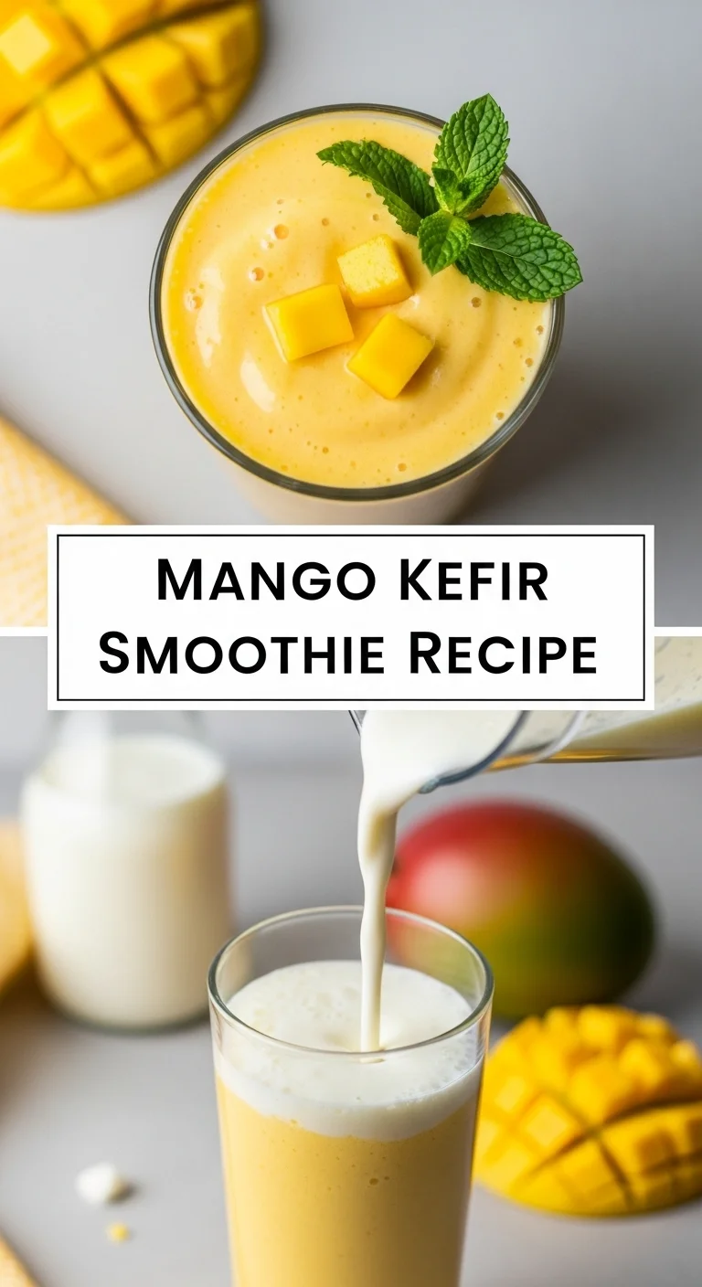 Mango Kefir Smoothie Recipe: 7 Amazing Secrets for a Delicious & Gut-Healthy Blend - Pinterest Image
