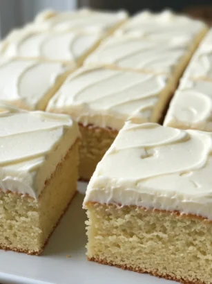 Fluffy Kefir Sheet Cake Recipe