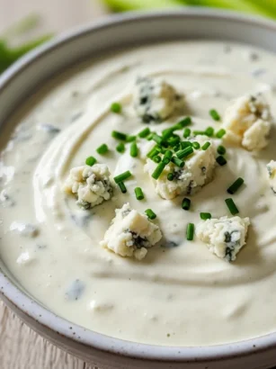 Homemade Blue Cheese Dressing witch kefir