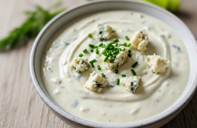 Homemade Blue Cheese Dressing witch kefir