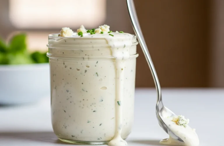 Homemade Blue Cheese Dressing with Yogurt