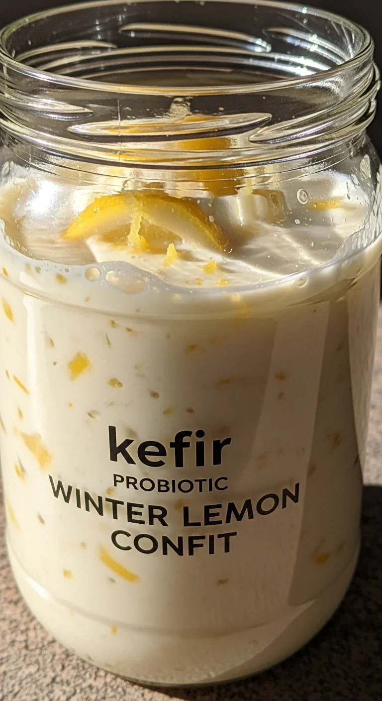Kefir Probiotic Winter Lemon Confit: 7 Amazing Secrets for Ultimate Gut Health - Image 1