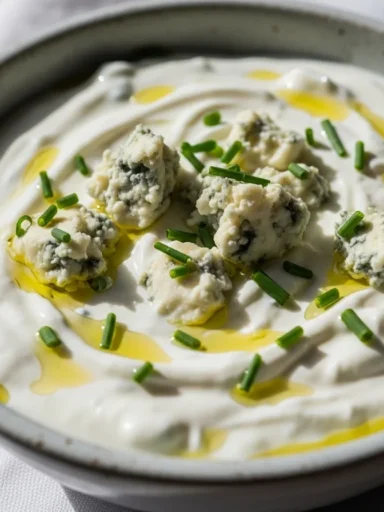What is the difference between blue cheese dressing using kefir or yogurt