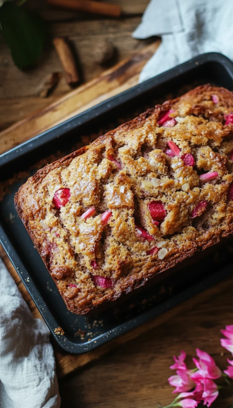Cinnamon Rhubarb Bread: 7 Delicious Secrets for the Ultimate Homemade Loaf - Image 1