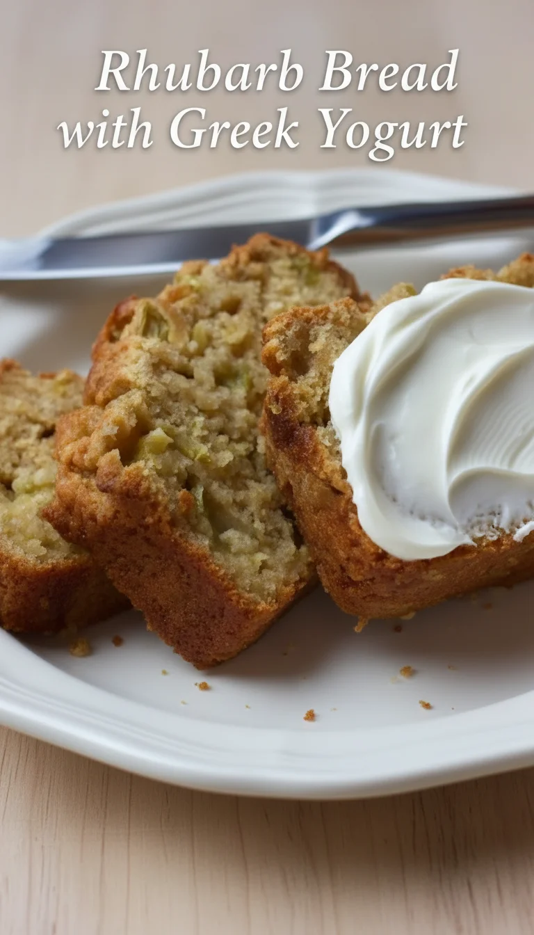 Rhubarb bread with greek yogurt: 7 Delicious Secrets for the Ultimate Loaf - Image 1