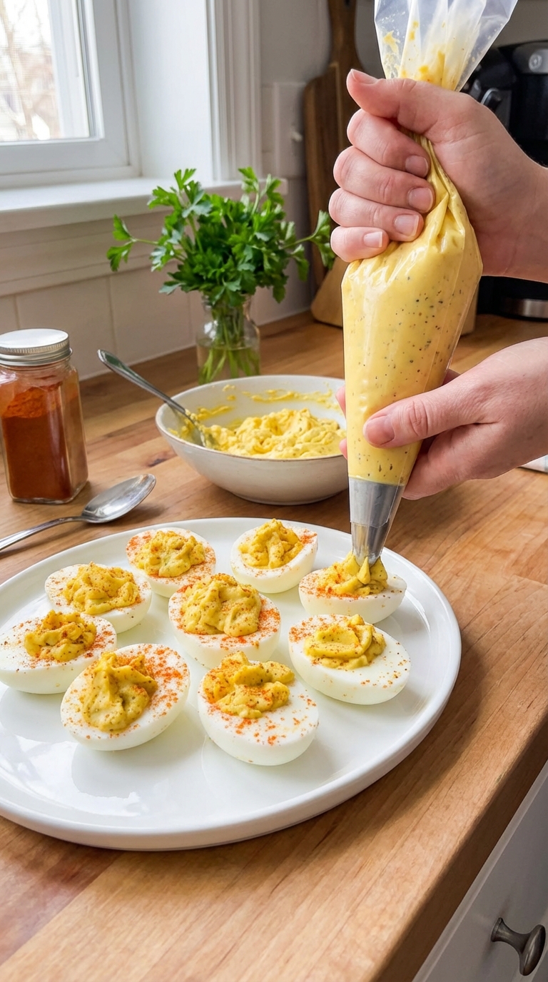 Classic Deviled Eggs Recipe: Mastering the Perfect Appetizer final plating