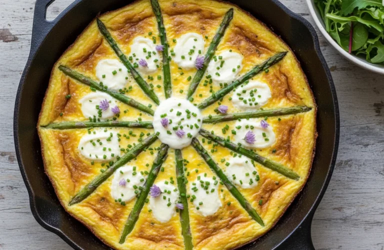 Asparagus & Goat Cheese Frittata