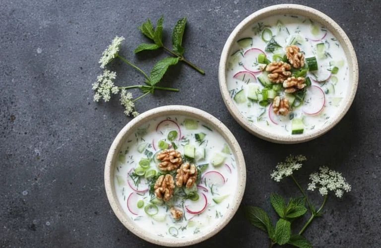 Cold Kefir & Cucumber Soup