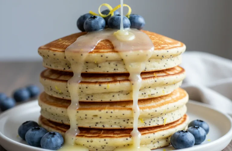 Lemon Poppy Seed Pancakes