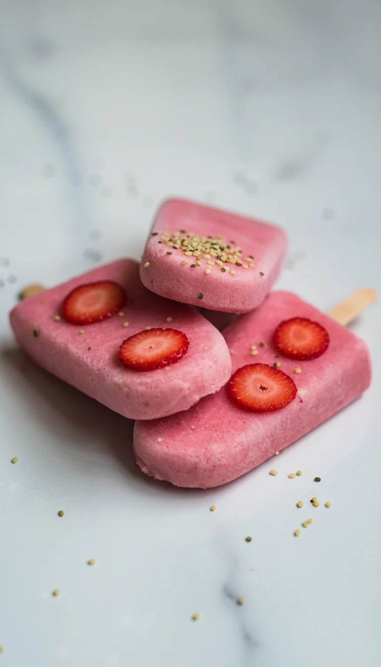 Strawberry goat milk kefir popsicles: 7 Delicious Recipes for the Ultimate Gut-Healthy Refreshment - Image 1