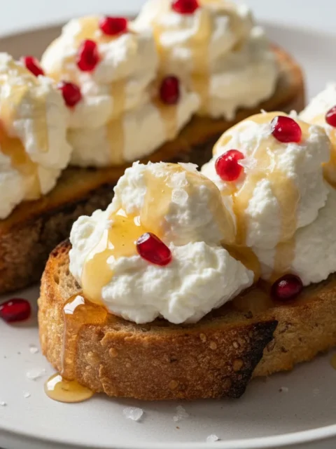 Whipped Ricotta & Honey Toast