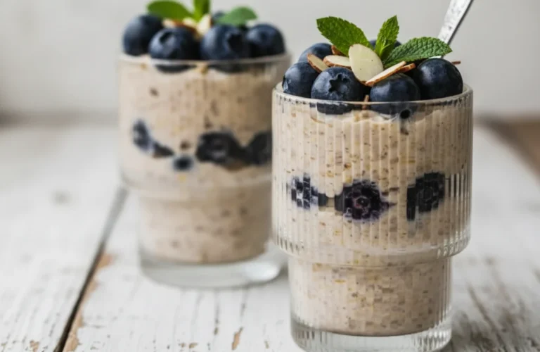 high protein kefir overnight oats